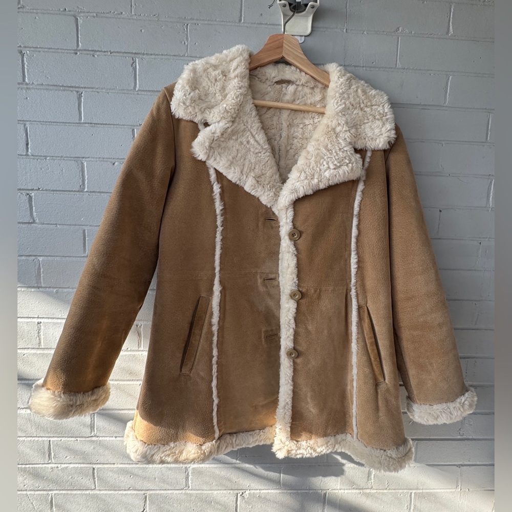 Vintage Wilson’s Leather Suede Coat - women’s size large